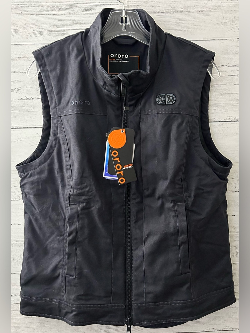 Ororo Heated Vest Women’s Medium Navy Blue Zip Up *NO BATTERY* NWT